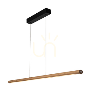 Závesné svietidlo Razmus, olejovaný dub/čierna, 1xLED 34 W, smer svetla hore a dole, 118 cm 1 Závesné svietidlo Razmus, olejovaný dub/čierna, 1xLED 34 W, smer svetla hore a dole, 118 cm small 1