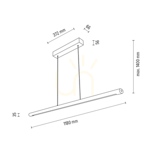 Závesné svietidlo Razmus, olejovaný dub/čierna, 1xLED 34 W, smer svetla hore a dole, 118 cm 4 Závesné svietidlo Razmus, olejovaný dub/čierna, 1xLED 34 W, smer svetla hore a dole, 118 cm small 4