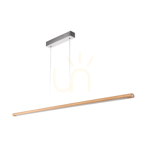 Závesné svietidlo Razmus, olejovaný dub/matný nikl, 1xLED 46 W, smer svetla hore a dole, 158 cm 0 Závesné svietidlo Razmus, olejovaný dub/matný nikl, 1xLED 46 W, smer svetla hore a dole, 158 cm small 0
