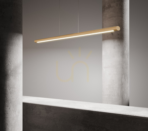 Závesné svietidlo Razmus, olejovaný dub/čierna, 1xLED 46 W, svetlo smerujúce nahor a nadol, 158 cm 2 Závesné svietidlo Razmus, olejovaný dub/čierna, 1xLED 46 W, svetlo smerujúce nahor a nadol, 158 cm small 2