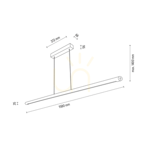 Závesné svietidlo Razmus, olejovaný dub/čierna, 1xLED 46 W, svetlo smerujúce nahor a nadol, 158 cm 3 Závesné svietidlo Razmus, olejovaný dub/čierna, 1xLED 46 W, svetlo smerujúce nahor a nadol, 158 cm small 3