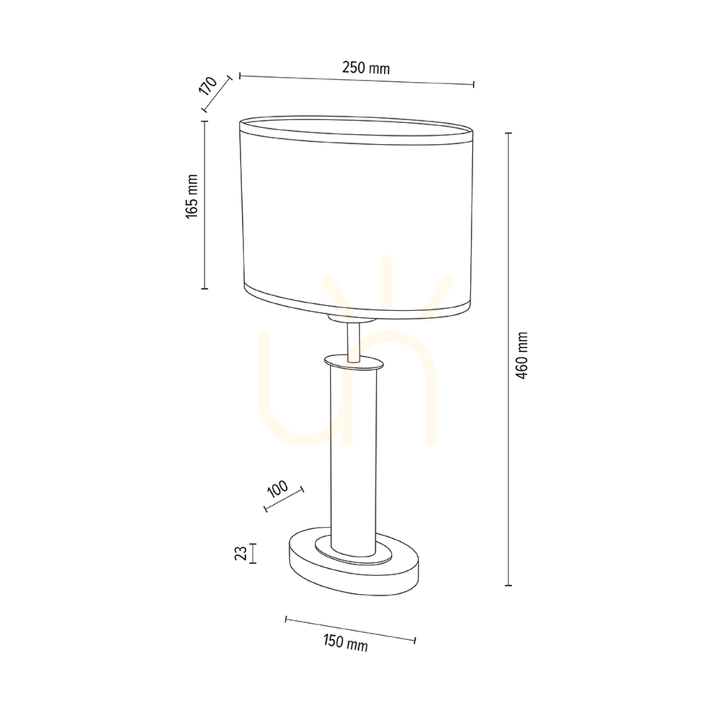 Šou Stolná lampa Mercedes, olejovaný dub/matný nikl, krémovo-strieborné tienidlo, 1xE27, 25 cm Stolná lampa Mercedes, olejovaný dub/matný nikl, krémovo-strieborné tienidlo, 1xE27, 25 cm