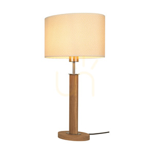 Stolná lampa Mercedes, olejovaný dub/matný nikl, krémovo-strieborné tienidlo, 1xE27, 36 cm 2 Stolná lampa Mercedes, olejovaný dub/matný nikl, krémovo-strieborné tienidlo, 1xE27, 36 cm small 2