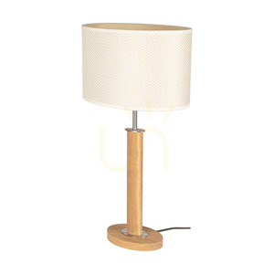 Stolná lampa Mercedes, olejovaný dub/matný nikl, krémovo-strieborné tienidlo, 1xE27, 36 cm 0 Stolná lampa Mercedes, olejovaný dub/matný nikl, krémovo-strieborné tienidlo, 1xE27, 36 cm small 0