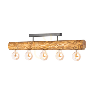Stropné svietidlo Core, hnedé/čierne, 5xE27, 90 cm 0 Stropné svietidlo Core, hnedé/čierne, 5xE27, 90 cm small 0
