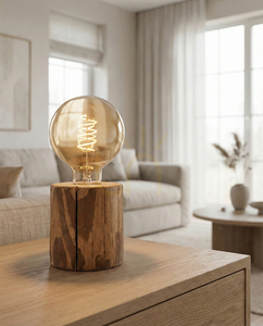 Stolná lampa Core, hnedá, 1xE27, Ø 8–12 cm 1 Stolná lampa Core, hnedá, 1xE27, Ø 8–12 cm small 1
