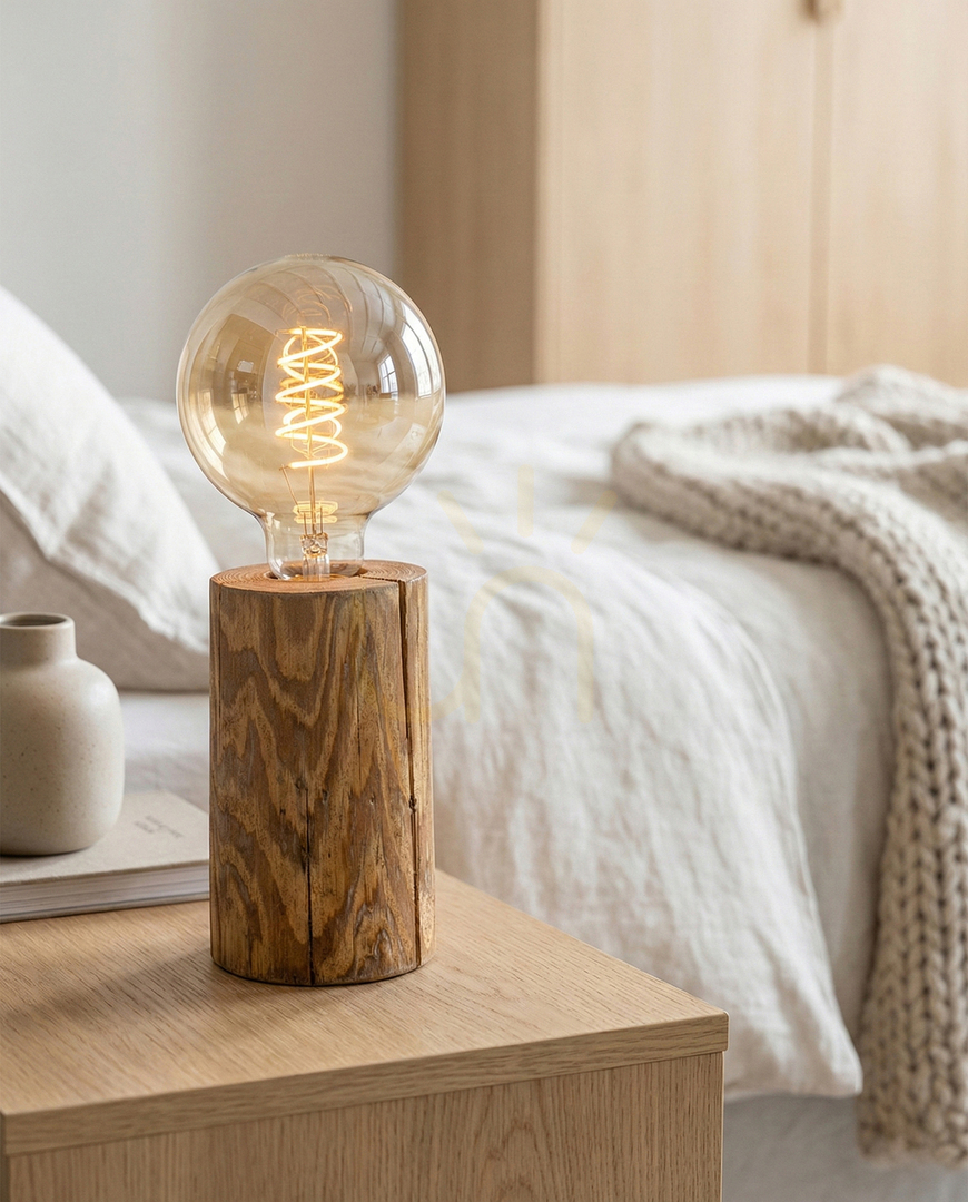 vyhliadka Stolná lampa Core, hnedá, 1xE27, Ø 8–12 cm Stolná lampa Core, hnedá, 1xE27, Ø 8–12 cm