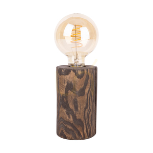 Stolná lampa Core z orechového dreva, 1xE27, Ø 8–12 cm small 0