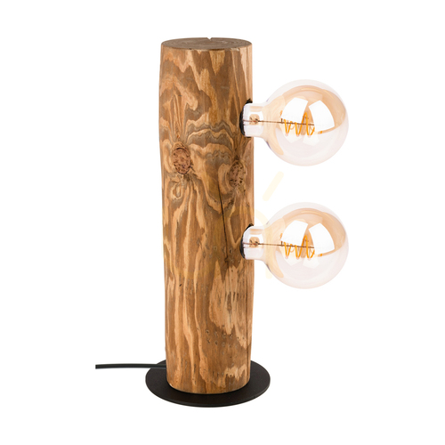 Skontrolujte Stolná lampa Core, hnedá/čierna, 2xE27, Ø15 cm