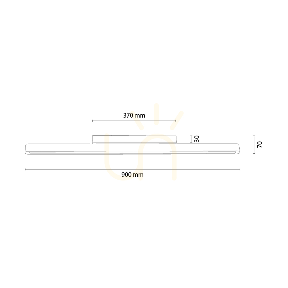 vyhliadka Stropné svietidlo Forestier, orech/čierna, 1xLED, 17 W, 90 cm Stropné svietidlo Forestier, orech/čierna, 1xLED, 17 W, 90 cm