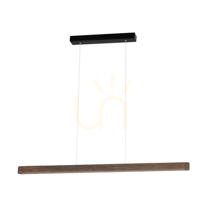 Závesné svietidlo Forestier, orech/čierna, 1xLED, 17 W, 90 cm 0 Závesné svietidlo Forestier, orech/čierna, 1xLED, 17 W, 90 cm small 0
