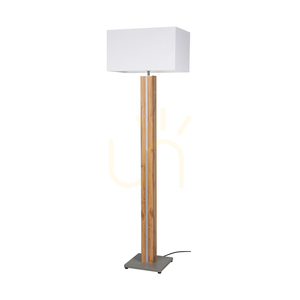 Stojaca lampa Flamo, dub/sivá, biele tienidlo, 1xE27 + 1xLED 16 W, 45 cm 0 Stojaca lampa Flamo, dub/sivá, biele tienidlo, 1xE27 + 1xLED 16 W, 45 cm small 0