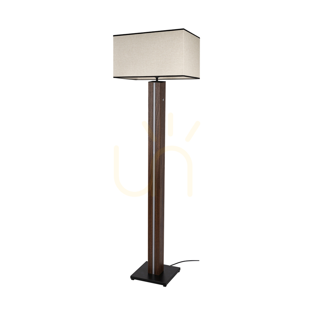 Skontrolujte Stojaca lampa Flamo, orech/čierna, béžovo-čierne tienidlo, 1xE27 + 1xLED 16 W, 45 cm Stojaca lampa Flamo, orech/čierna, béžovo-čierne tienidlo, 1xE27 + 1xLED 16 W, 45 cm