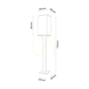 Stojaca lampa Nomma, dub/čierna, biele tienidlo, 1xE27, 30 cm 2 Stojaca lampa Nomma, dub/čierna, biele tienidlo, 1xE27, 30 cm small 2