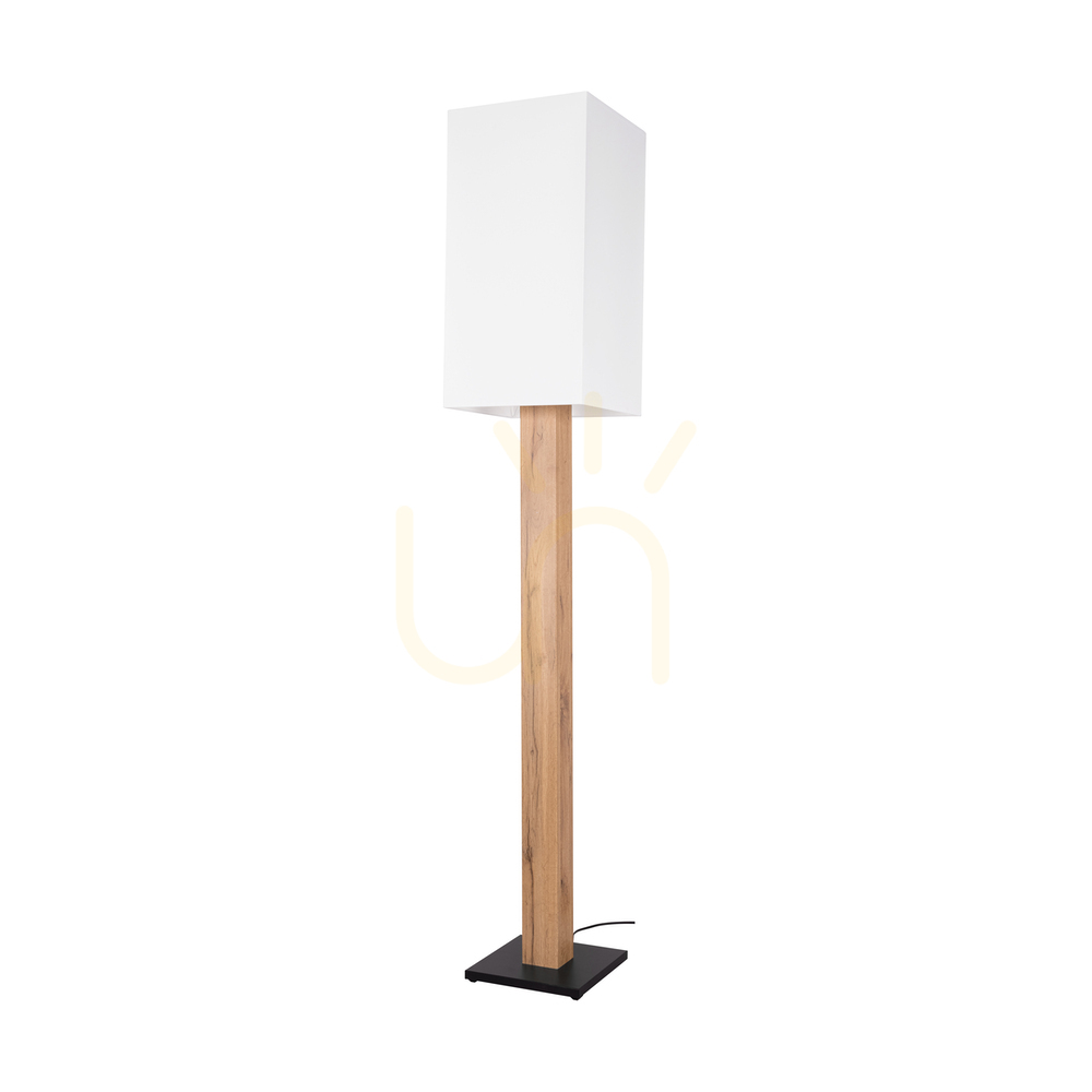 Skontrolujte Stojaca lampa Nomma, dub/čierna, biele tienidlo, 1xE27, 30 cm Stojaca lampa Nomma, dub/čierna, biele tienidlo, 1xE27, 30 cm