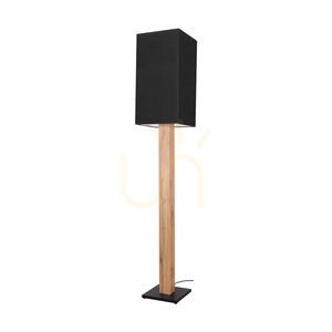Stojaca lampa Nomma, dub/čierna, čierne tienidlo, 1xE27, 30 cm small 0