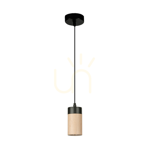 Skontrolujte Závesné svietidlo Artemis, olejovaný dub/čierna, 1xGU10, 6 W, Ø10 cm