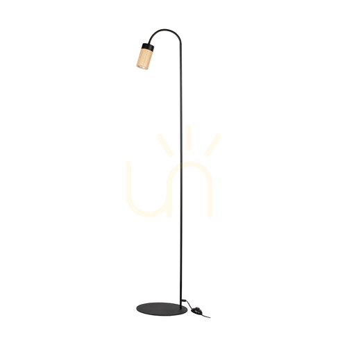 Skontrolujte Stojaca lampa Artemis, olejovaný dub/čierna, 1xGU10, 6 W, 35 cm