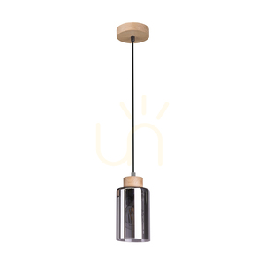 Závesné svietidlo Selva, olejovaný dub, 1xE27, Ø10 cm 0 Závesné svietidlo Selva, olejovaný dub, 1xE27, Ø10 cm small 0