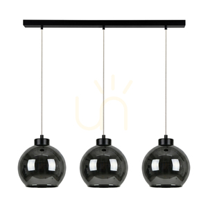 Závesné svietidlo Cameo Black, 3xE27, 100 cm small 0