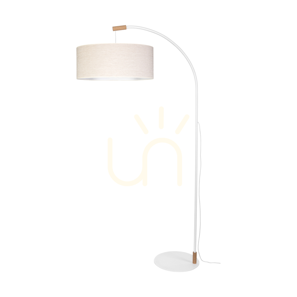 Skontrolujte Stojaca lampa Brindille, olejovaný dub/biela, béžové tienidlo, 1xE27, 94 cm Stojaca lampa Brindille, olejovaný dub/biela, béžové tienidlo, 1xE27, 94 cm