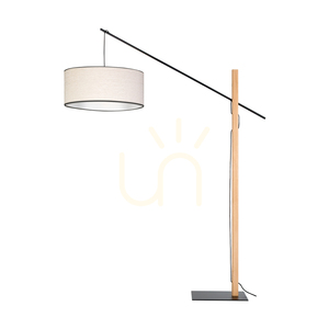 Stojaca lampa Savra, olejovaný dub/čierna, béžovo-čierne tienidlo, 1xE27, 160 cm 0 Stojaca lampa Savra, olejovaný dub/čierna, béžovo-čierne tienidlo, 1xE27, 160 cm small 0