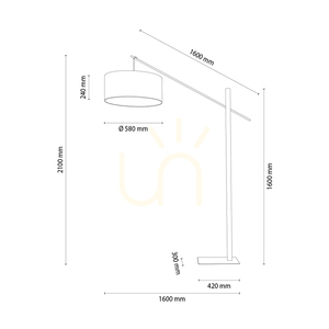 Stojaca lampa Savra, olejovaný dub/čierna, béžové tienidlo, 1xE27, 160 cm 1 Stojaca lampa Savra, olejovaný dub/čierna, béžové tienidlo, 1xE27, 160 cm small 1