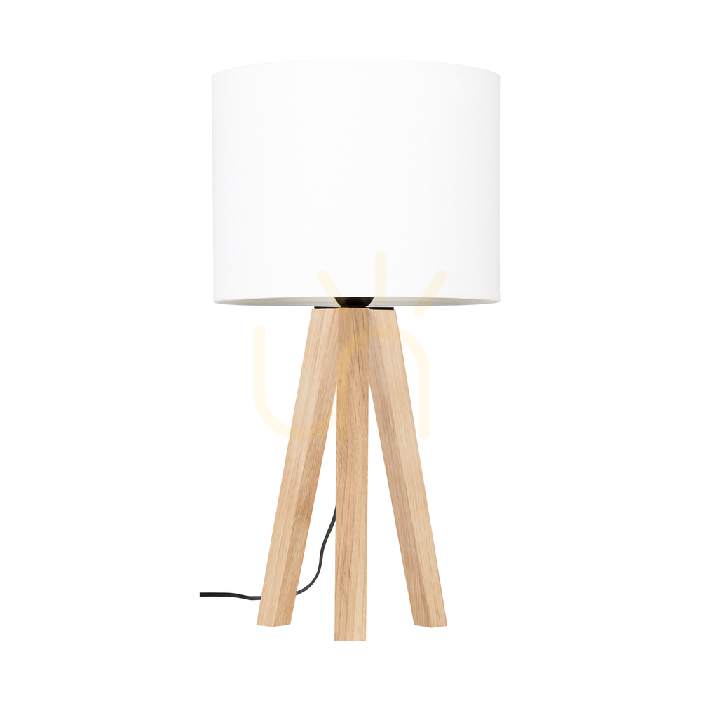 Skontrolujte Stolná lampa Solea, olejovaný dub, biele tienidlo, 1xE27, Ø22 cm Stolná lampa Solea, olejovaný dub, biele tienidlo, 1xE27, Ø22 cm