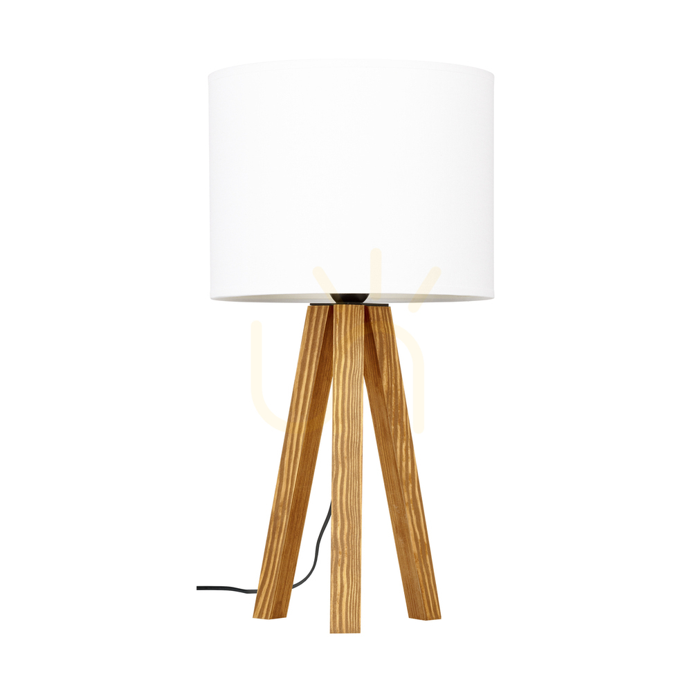 Skontrolujte Stolná lampa Solea, hnedá, biele tienidlo, 1xE27, Ø22 cm Stolná lampa Solea, hnedá, biele tienidlo, 1xE27, Ø22 cm