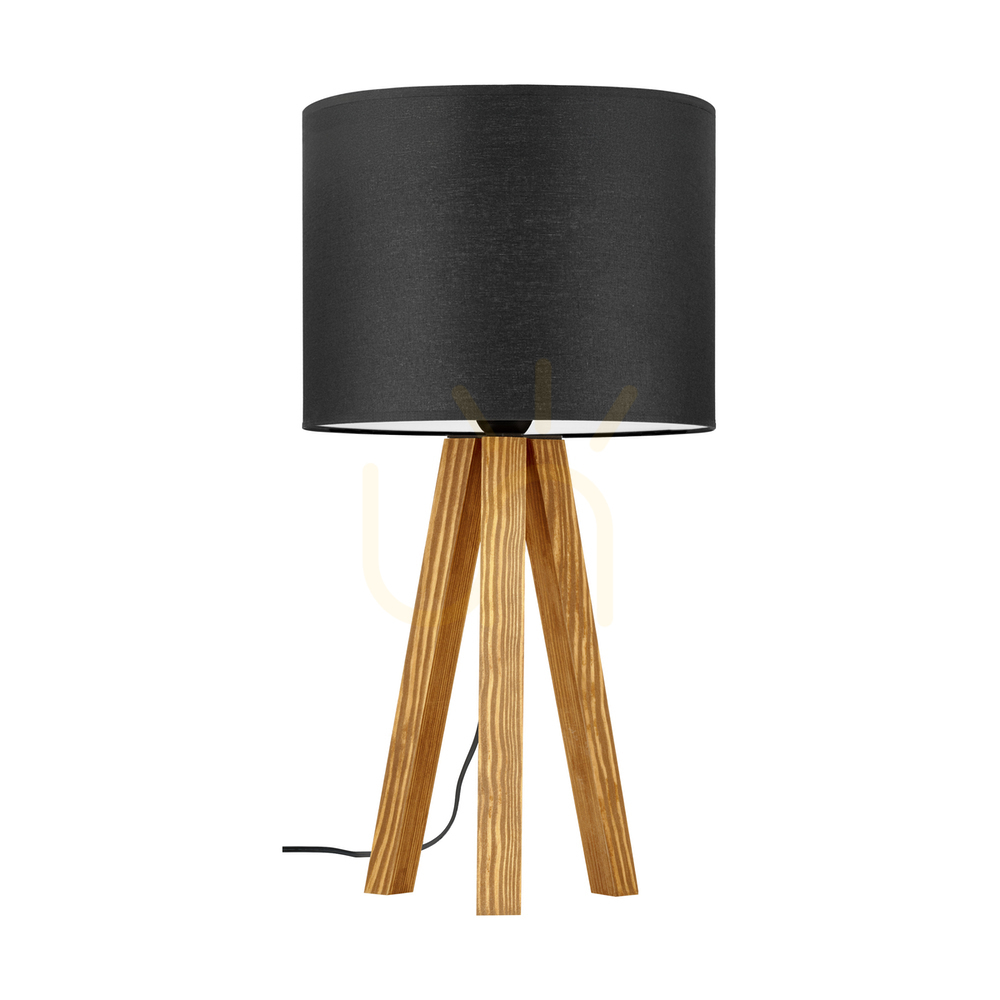 Skontrolujte Stolná lampa Solea, hnedá, čierny tienidlo, 1xE27, Ø22 cm Stolná lampa Solea, hnedá, čierny tienidlo, 1xE27, Ø22 cm