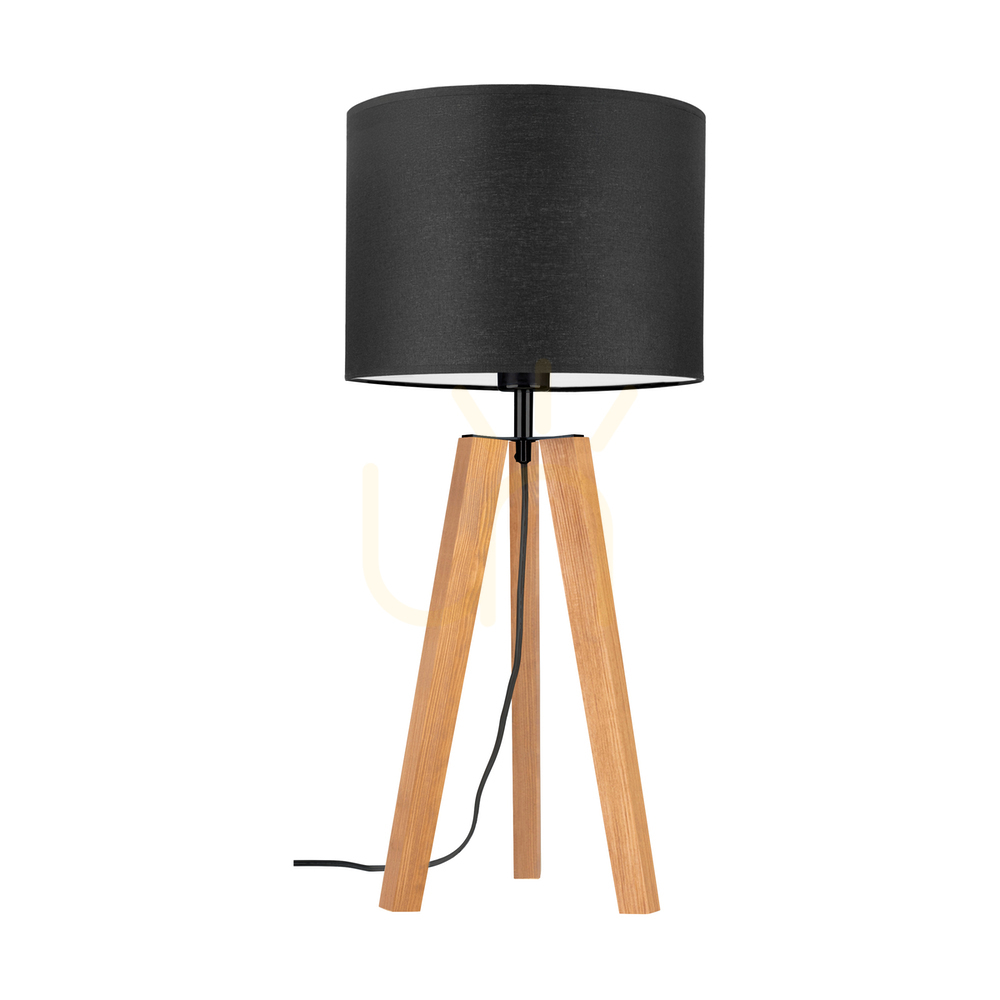 Skontrolujte Stolná lampa Solea, hnedá/čierna, čierne tienidlo, 1xE27, Ø30 cm Stolná lampa Solea, hnedá/čierna, čierne tienidlo, 1xE27, Ø30 cm