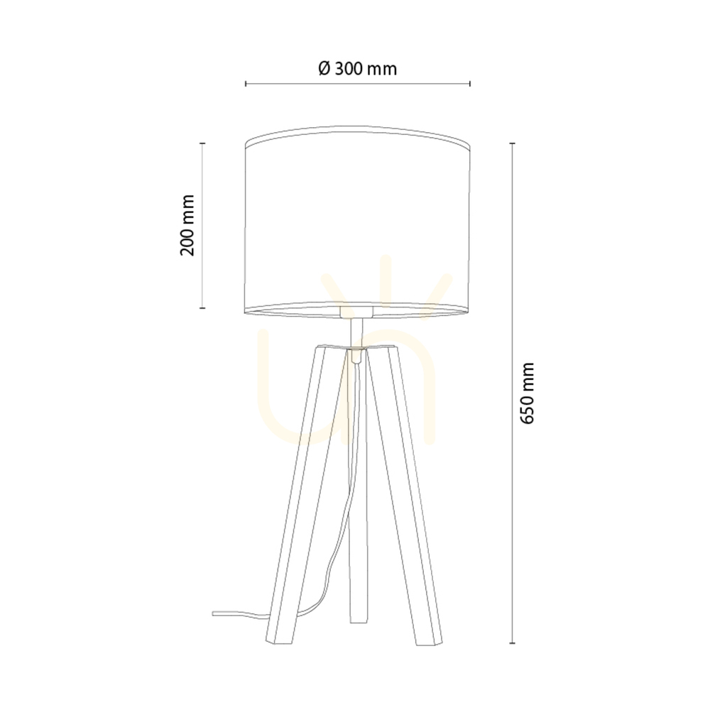 vyhliadka Stolná lampa Solea, orech/čierna s béžovým tienidlom, 1xE27, Ø30 cm Stolná lampa Solea, orech/čierna s béžovým tienidlom, 1xE27, Ø30 cm