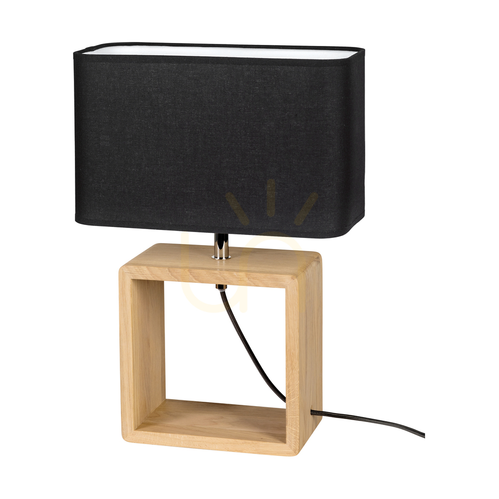 Skontrolujte Stolná lampa Silva, olejovaný dub/chróm, čierne tienidlo, 1xE27, 30 cm Stolná lampa Silva, olejovaný dub/chróm, čierne tienidlo, 1xE27, 30 cm