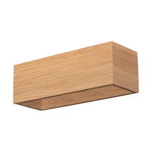 Nástenná svietidlo Block, olejovaný dub/čierna, 2xG9, 33 cm small 0