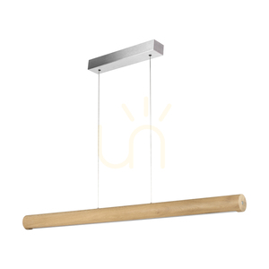 Závesné svietidlo Conor, olejovaný dub/matný nikl, 1xLED 34,5 W, smer svetla hore a dole, 120 cm small 0