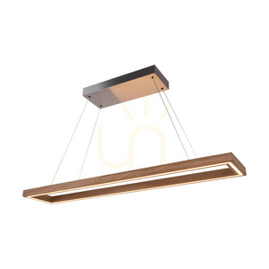 Závesné svietidlo Legno, olejovaný dub/matný nikl, 3xLED, 68 W, smer svetla hore a dole, 124,5 cm small 1