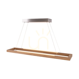 Závesné svietidlo Legno, olejovaný dub/matný nikl, 3xLED, 68 W, smer svetla hore a dole, 124,5 cm small 2