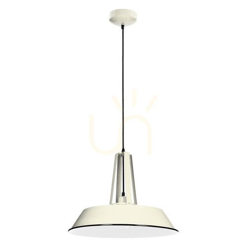 Skontrolujte Závesné svietidlo Alvar 1xE27 60 W, slonovinová/čierna, Ø 36 cm