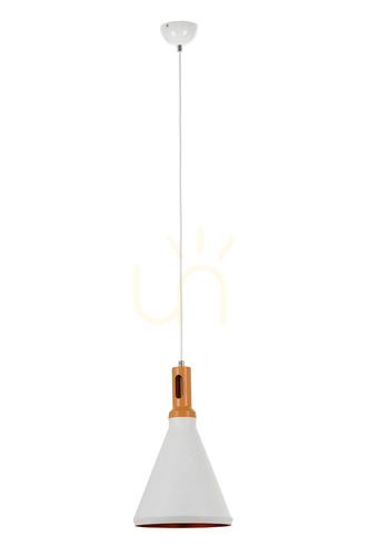 Skontrolujte Závesné svietidlo Selene 1xE27 60 W, biele/hnedé, Ø 25 cm