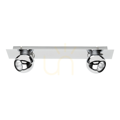 Skontrolujte LED pásik Sergio 2xGU10, 5 W, chróm, 45 cm