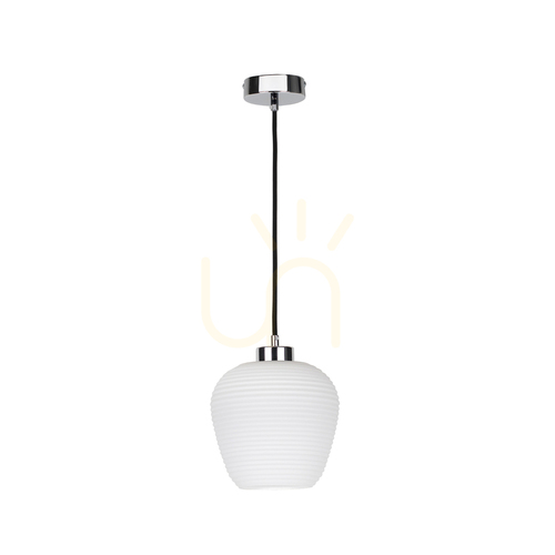 Skontrolujte Závesné svietidlo Pulsar, 1xE27, 60 W, chróm/čierna/biela, Ø 20 cm