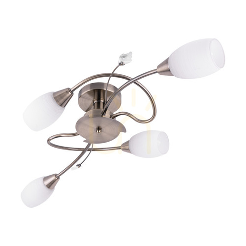 Skontrolujte Luster Marbella 4xE14 40 W, patina/biela, 79 cm