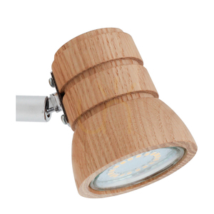 Nástenná svietidlo Tessa, 1xGU10 LED, 4,5 W, olejovaný dub small 1