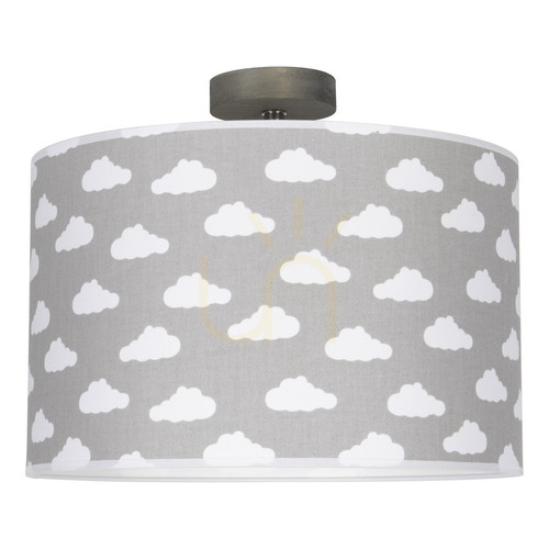 Skontrolujte Stropné svietidlo Fiete, 1xE27, Max. 60 W, morená borovica, sivá/chróm/sivo-biela, Ø 38 cm