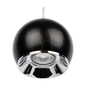 Závesné svietidlo Spot Light BALL WOOD 5143374, olejovaný dub a čierna, 3×GU10, 52 cm small 2