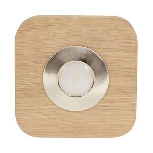Stropné svietidlo Sunniva Incl. 1x 5 W LED, olejovaný dub/satén, 14 cm small 1