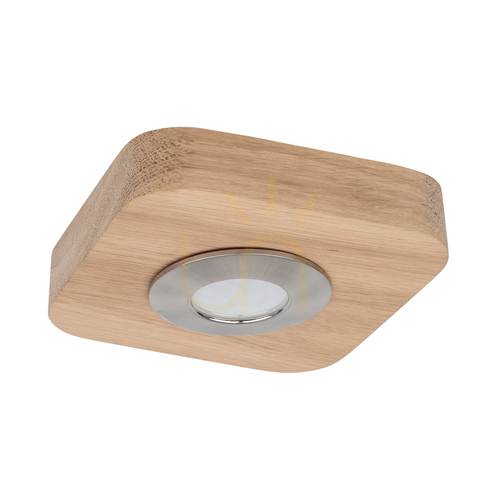 Skontrolujte Stropné svietidlo Sunniva Incl. 1x 5 W LED, olejovaný dub/satén, 14 cm