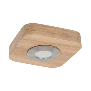 Stropné svietidlo Sunniva Incl. 1x 5 W LED, olejovaný dub/satén, 14 cm small 0