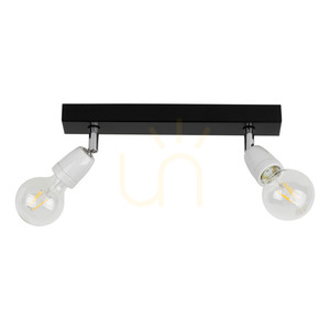 Stropné svietidlo Corfu, 2xE27, Max. 25 W, čierna/biela, 37 cm small 0
