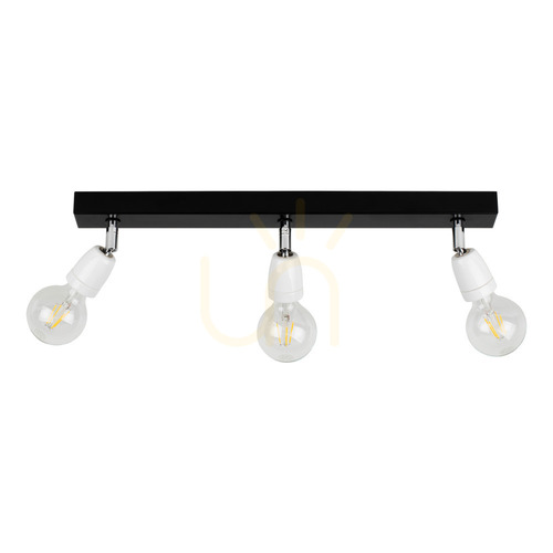 Skontrolujte Stropné svietidlo Corfu, 3xE27, Max. 25 W, čierna/biela, 57 cm